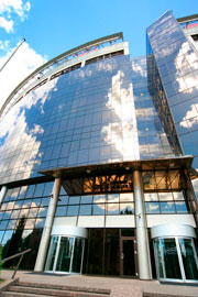 Modern commercial building